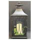 Northlight Black Lattice Style Candle Lantern