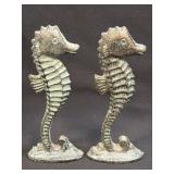 SMALL CAST IRON HAND SEAHORSE OFFICE DESK