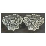 (B) Vintage France 1970s, Crystal Glass