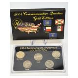 2004 Commemorative Quarters Gold Edition