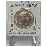 1893 Silver Commemorative Half Dollar BU