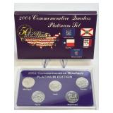 2004 Commemorative Quarters Platinum Set