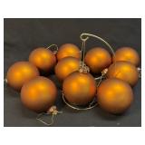 (C) Several 3ï¿½ Gold Christmas Balls and Ornament