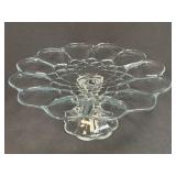 (A) LE Smith Glass Dominion Pattern (Honeycomb