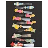 (B) Several Vintage Stainless Cheese/Butter