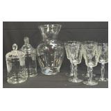 (C) Assorted Glassware Lot As Pictured Including
