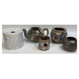 (C) Assorted Pottery Pieces As Pictured