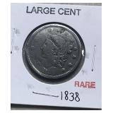 1838 Large Cent