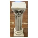 28.5ï¿½ Plaster Greek Roman Column Pedestal Stand