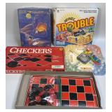 Trouble Game, Checkers and Aladdin Puzzle ***All