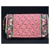 (A) Vera Bradley Wallet In Retired PINK PANSY