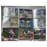 Sheet of Nine Baseball Cards As Pictured