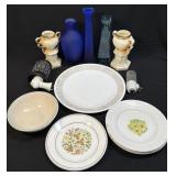(B) Assorted Lot As Pictured Including Vases,