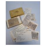 Kadet Stationery Recipe Cards Box With Several
