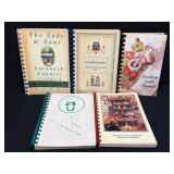 (A) 5 Assorted Cookbooks As Pictured