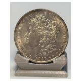 Silver 1891-0 Morgan Dollar High Grade BU