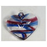 (A) Kitras Art Glass Hand Blown Hearts of Glass