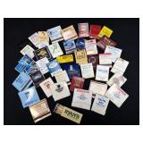 (A) Several Advertising Match Books And Box Of