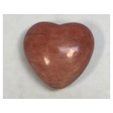 (A) Vintage Carved Pink Salmon Marble Natural