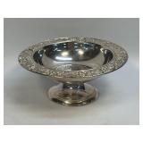 (B) Silver Plate Pedestal Compote 6.75ï¿½