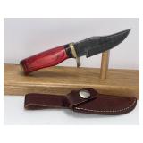 6ï¿½ Fixed Blade Damascus Style Knife With High