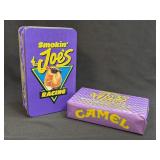(B) Vintage Smokinï¿½ Joeï¿½s Camel Racing Metal Tin
