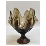 (C) Viking Glass Epic Six Petal Compote