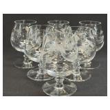 (A) Set of 6 Princess House Crystal Heritage