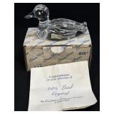 (C) Princess House 24% Crystal Glass Duck