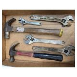 Assorted Tools As Pictured -Hammers And