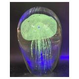 (C) Vintage Jellyfish Glow Dark UV Glow Blown