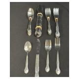 (B) 12 Pc Each 9 Winco 18/0 Stainless Flatware As