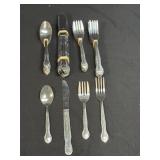 (B) 12 Pc Each 9 Winco 18/0 Stainless Flatware As