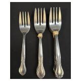 (B) 12 Pc Each 9 Winco 18/0 Stainless Salad Forks