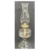 EAGLE VINTAGE ANTIQUE CLEAR Glass Oil Lamp