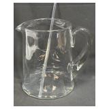 Clear Glass Cocktail Pitcher With Stirrer 7.5ï¿½