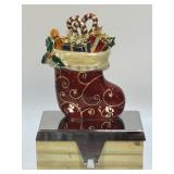 (A) Stocking Christmas Stocking Holder Bejeweled