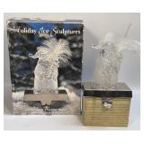 (A) Heritage Mint LTD Holiday Ice Sculpture Santa