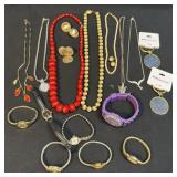 (C) Assorted Jewelry Lot As Pictured Including