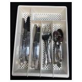 (B) Drawer Organizer With "9 Winco 18/0 Stainless