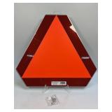 (B) Slow Moving Vehicle Triangle, Metal,