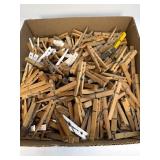 (A)Several Assorted Clothespins As Pictured-Wooden