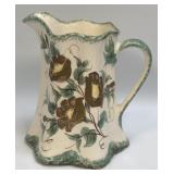 Vintage Cash Family Ceramic 7" Pitcher w/ Pink