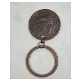 1817 Big Penny On Key Ring