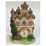 (C) Vintage Miniature Nikko Country Cottage Quartz