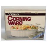 Corning Ware 2.5 QT Covered Oval Casserole French