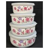 (C) Vintage 1980s GMI Porcelain Coated Steel