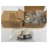 (C) 2 Cases Air Gun Elbow Swivel, 1/4 MNPT to