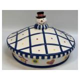 (A) 1999 Tammany Devine Covered Pie Plate