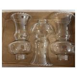 (D) 3 Lamp Chimneys As Pictured